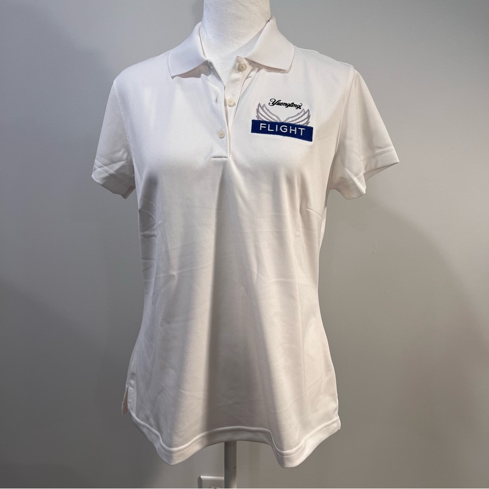 NWT Adidas Yuengling Flight 3 Button Golf Shirt.  Women's Size M.